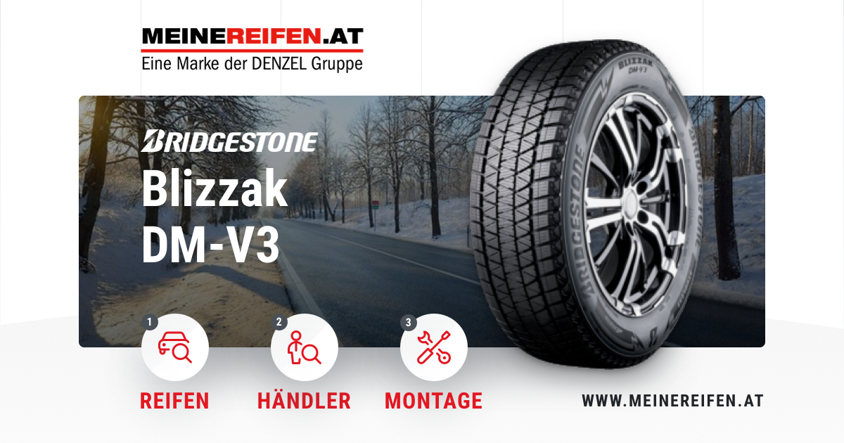 » Top-Winterreifen Blizzak Meine | Reifen Bridgestone DM-V3